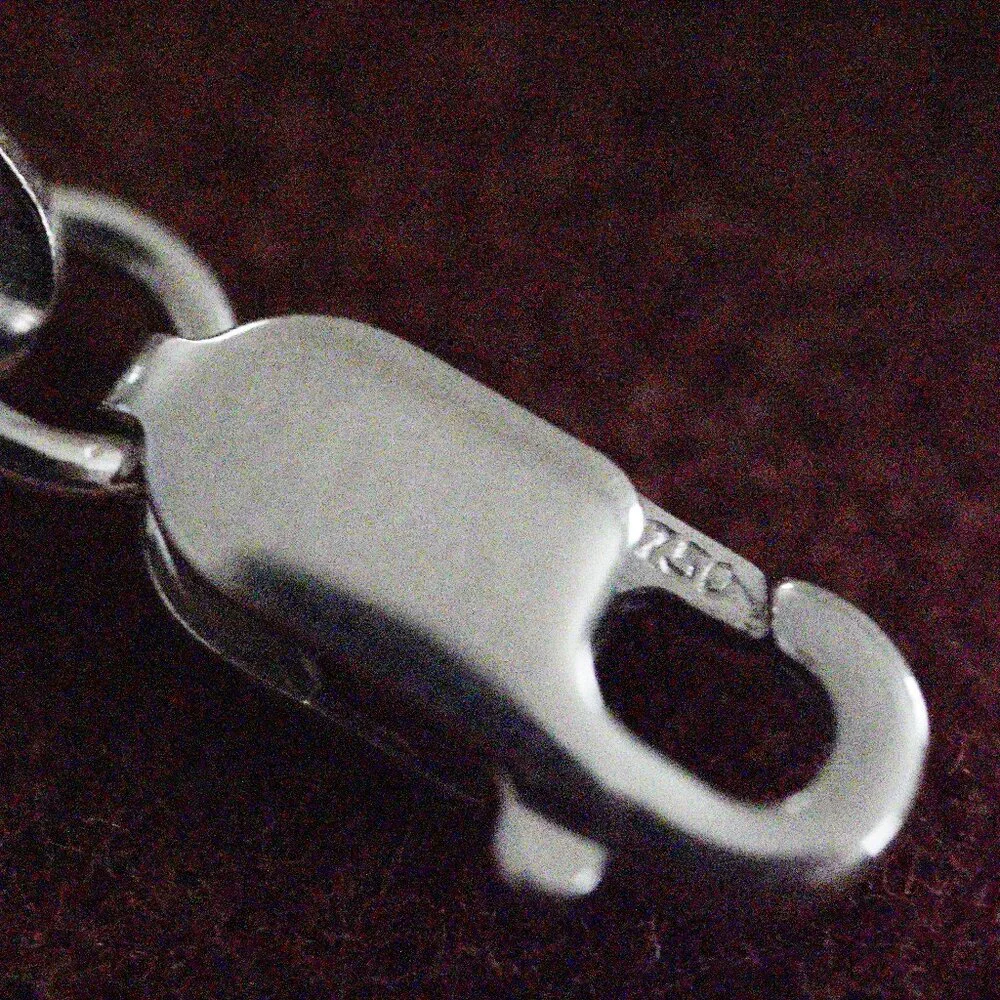 Roberto Coin White Gold Diamond Pretzel Necklace - Picture 7 of 8